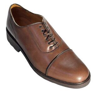 COACH Mens Cap Toe Lace-Up Derby Oxford Brown Size 11